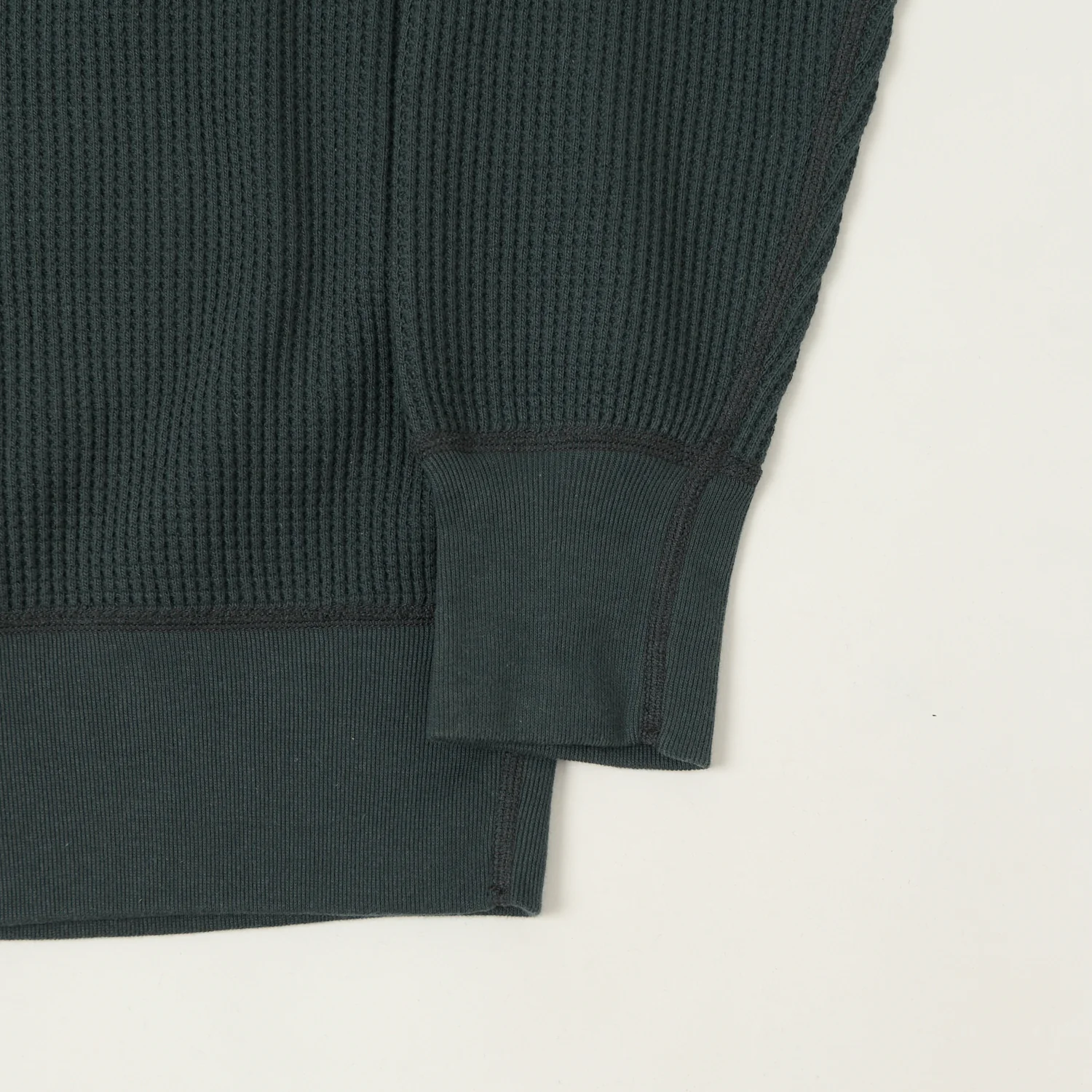 TOYS McCOY Waffle Knit Sweatshirt - Black - Image 3