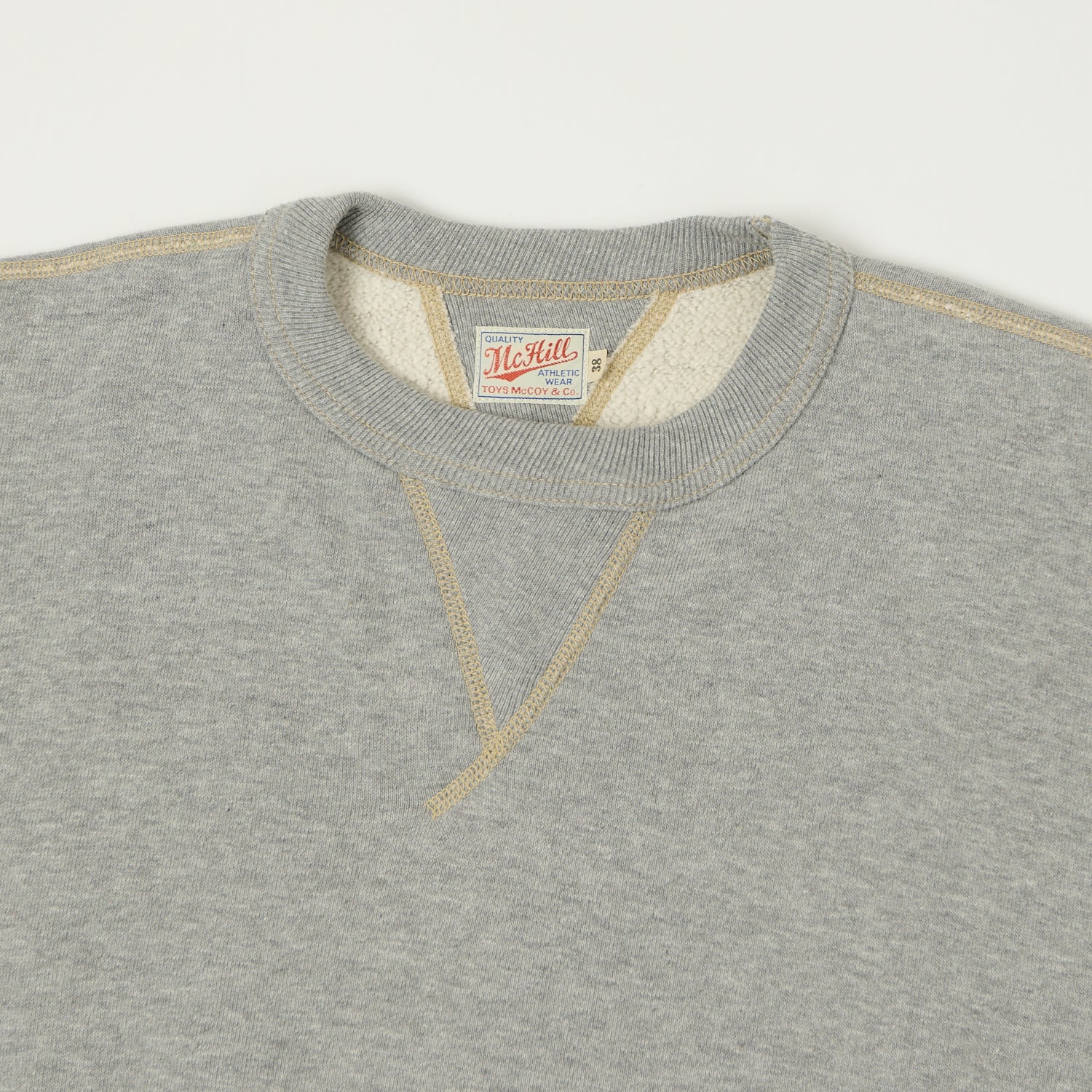 TOYS McCOY U.S.N Print Sweatshirt - Grey - Image 3