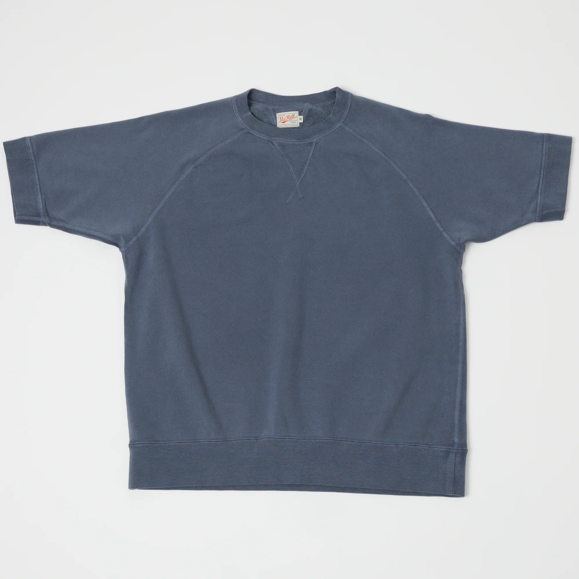 TOYS McCOY Short Sleeve Military Sweatshirt - Blue