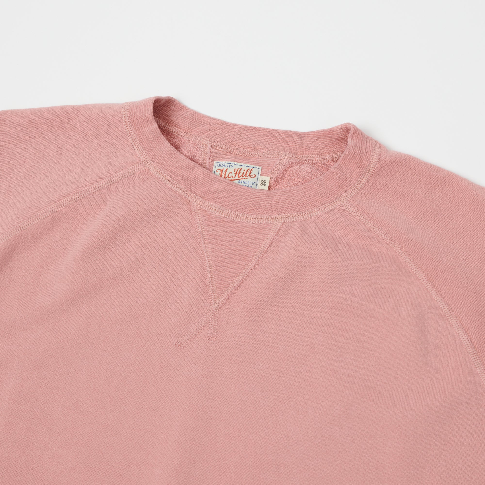 TOYS McCOY Short Sleeve Military Sweatshirt - Smoky Pink - Image 2