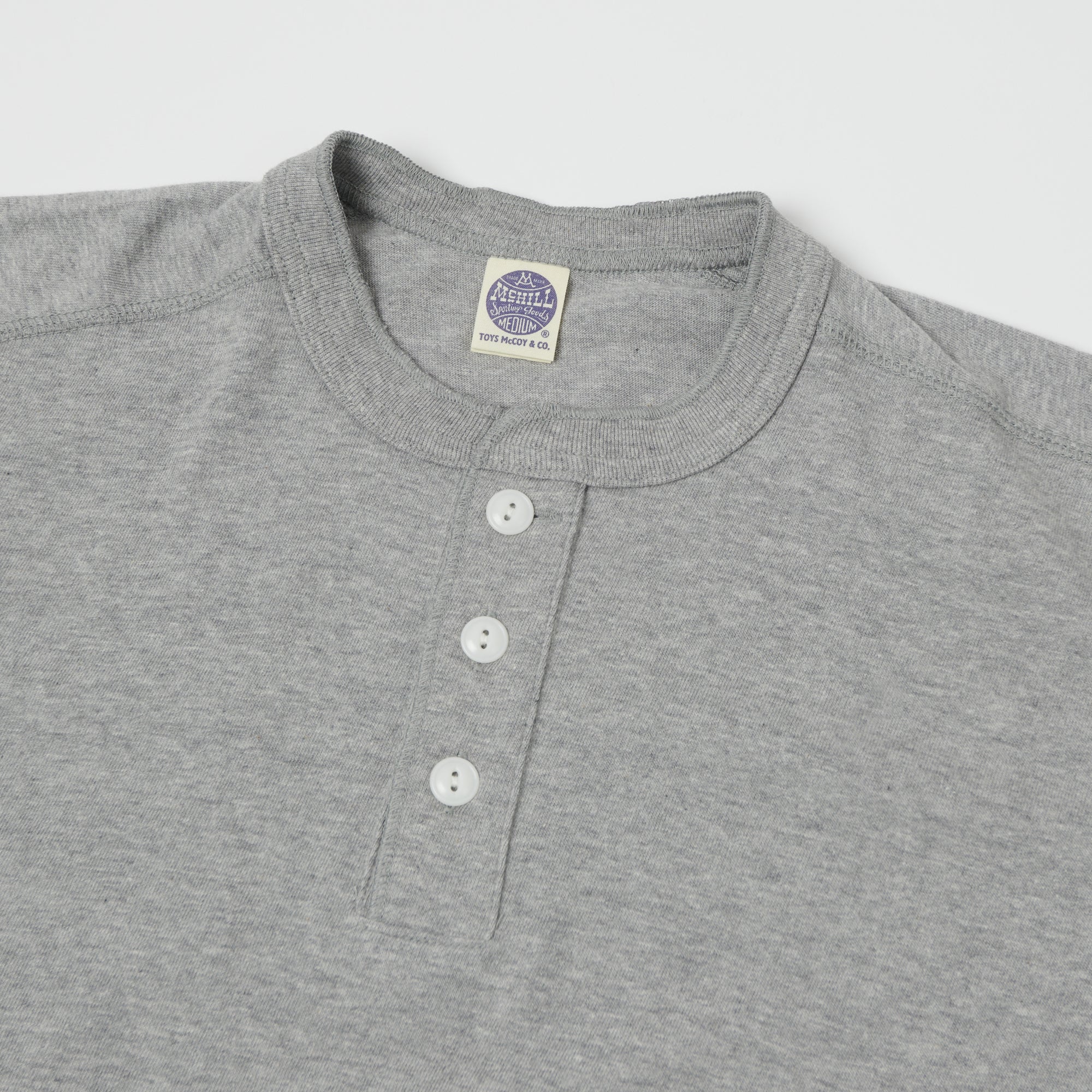 TOYS McCOY Union Henley - Heather Grey - Image 2