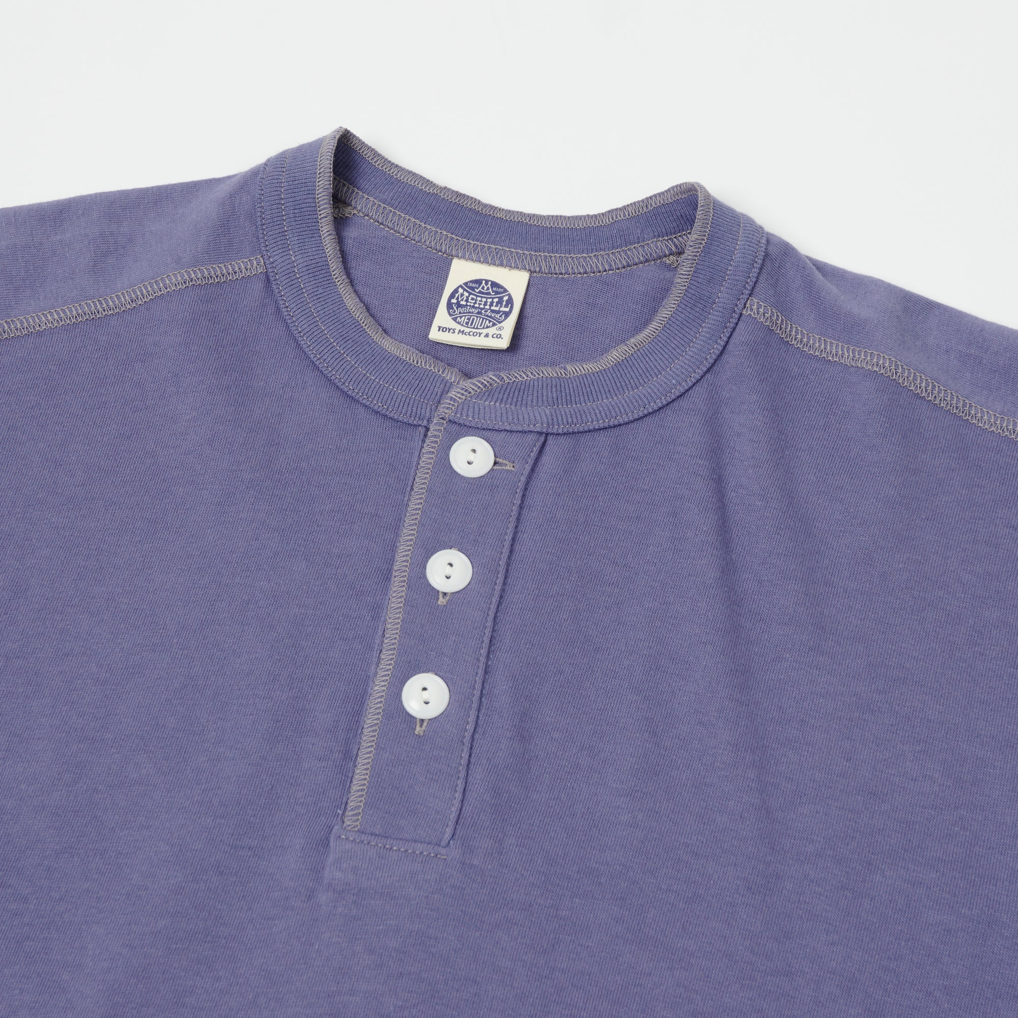 TOYS McCOY Union Henley - Purple Blue - Image 2