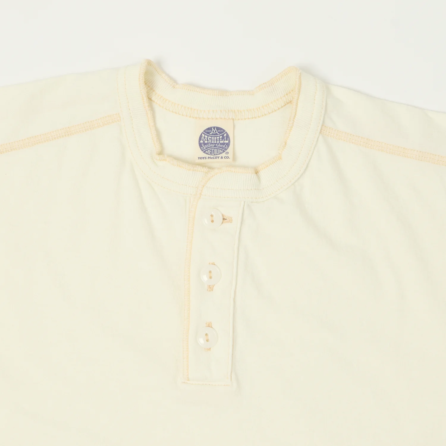TOYS McCOY Union Henley - Off White - Image 2