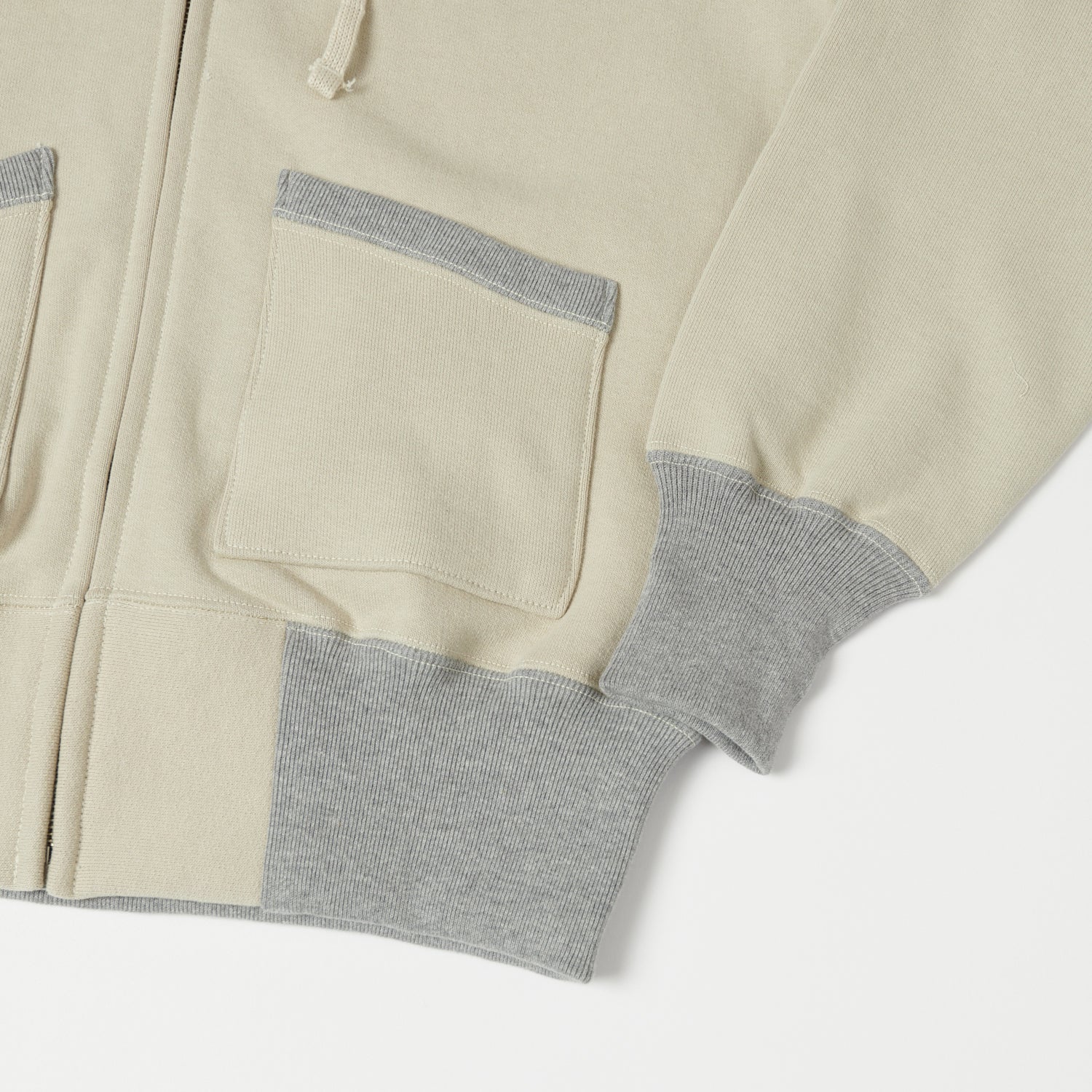 TOYS McCOY 'McHill' Zip Through Hoodie - Sand - Image 3