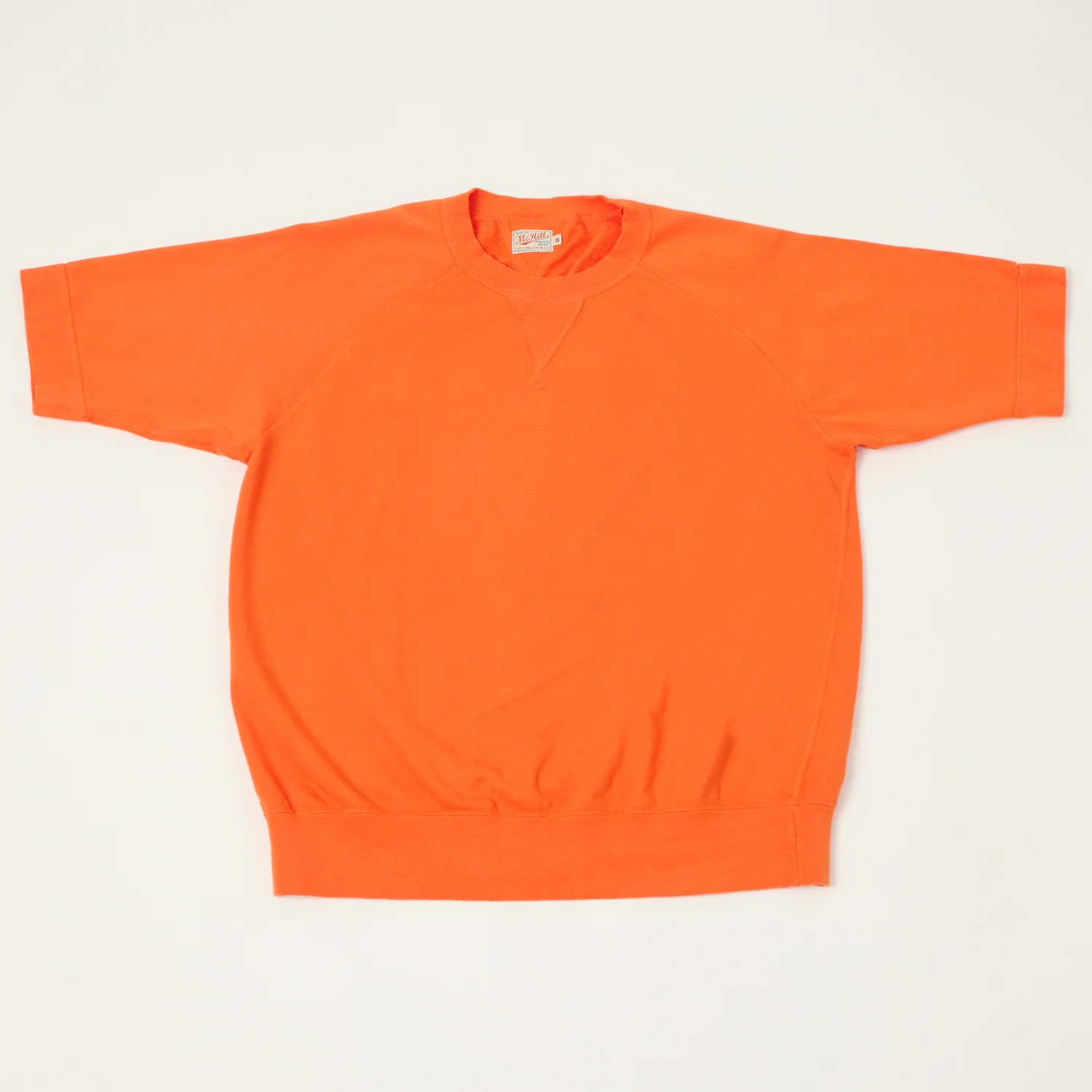 TOYS McCOY Short Sleeve Military Sweatshirt - Orange
