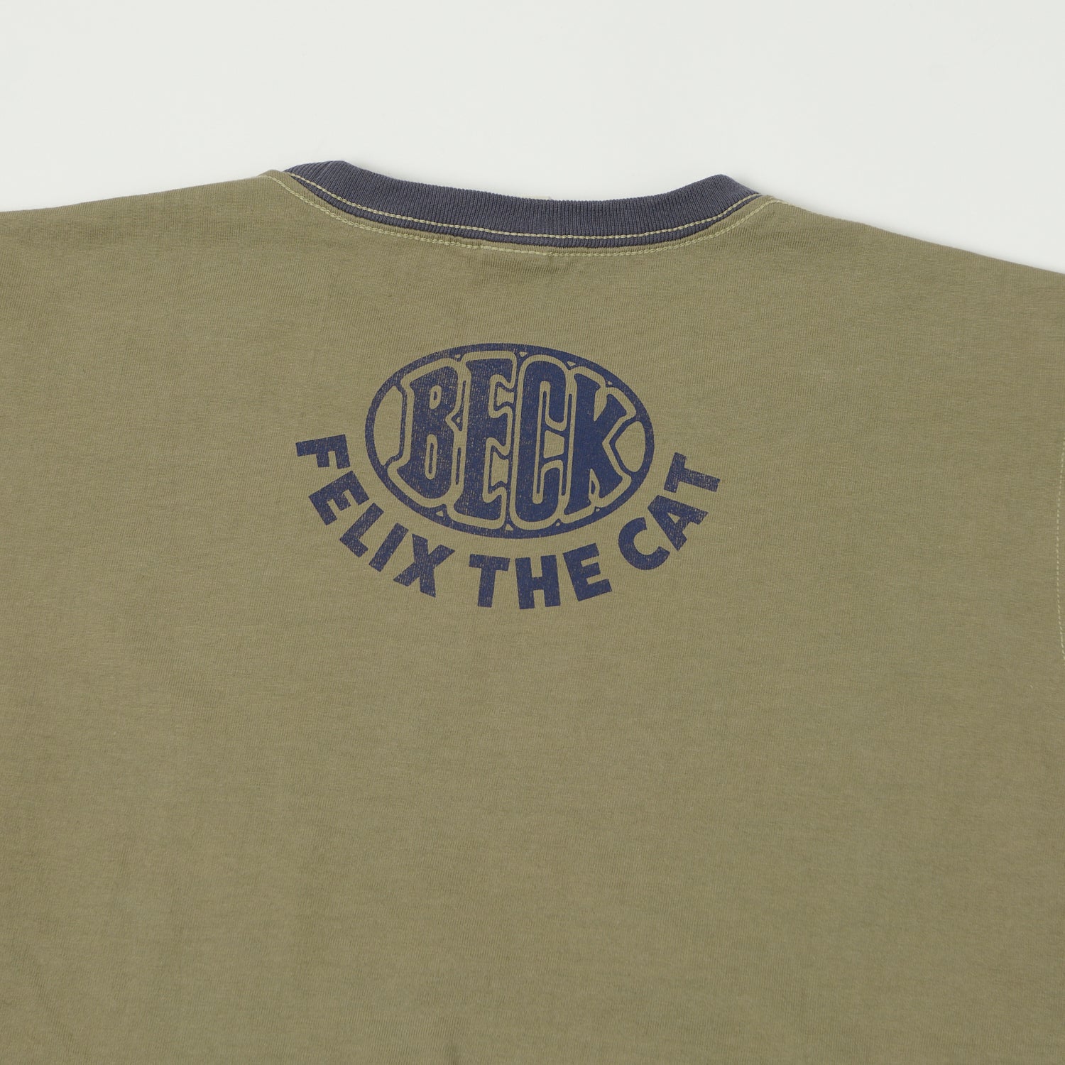 TOYS McCOY Felix The Cat 'Beck' Johnny Ringer T-Shirt - Olive - Image 3