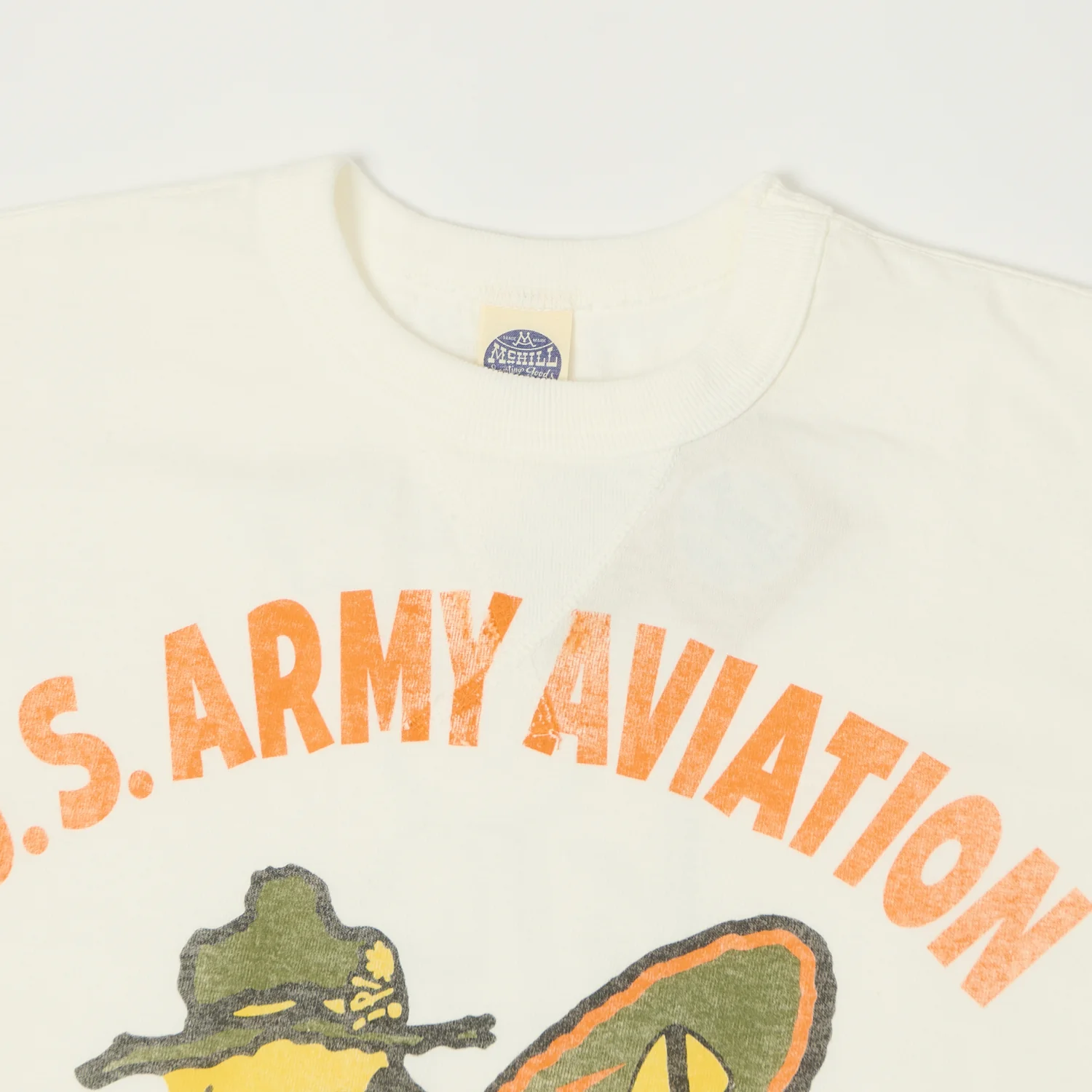TOYS McCOY Woodstock 'U.S. Army Aviation' T-Shirt - Off White - Image 2
