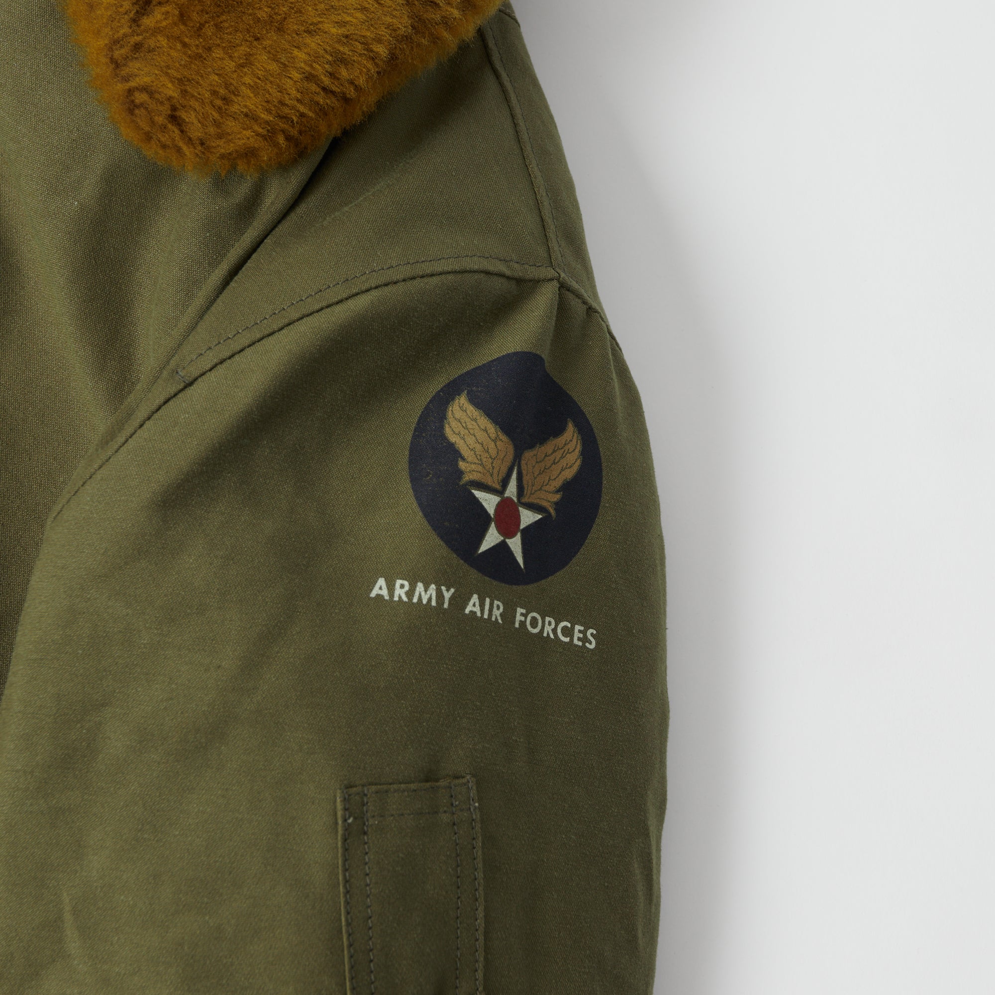 TOYS McCOY 'Type B-15' Flight Jacket - Olive - Image 4