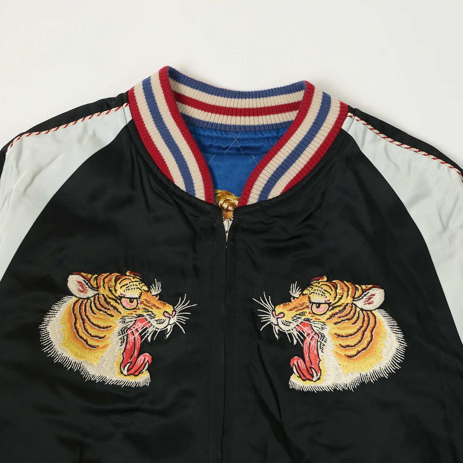 TOYS McCOY Marilyn Monroe Reversible 'Sukajan' Souvenir Jacket - Blue/Black - Image 7
