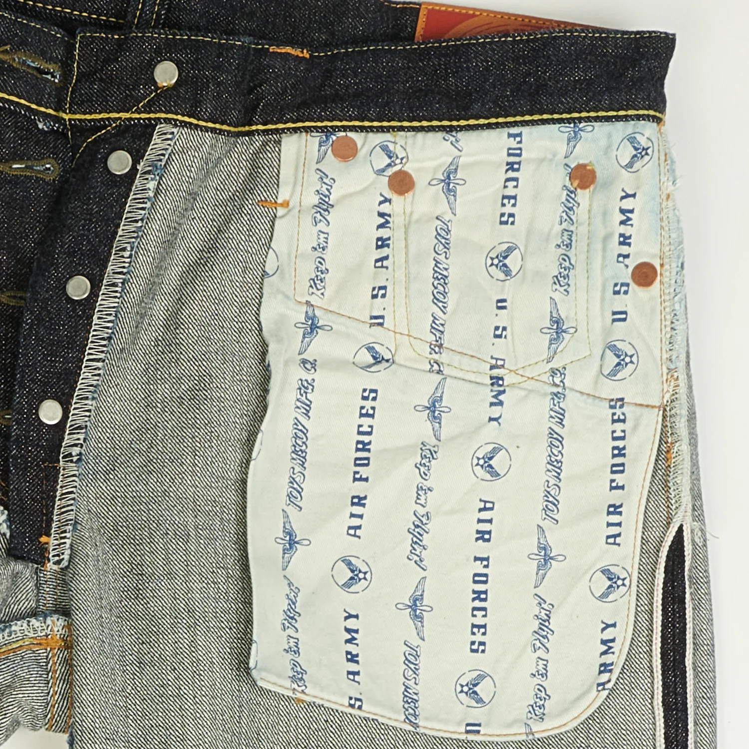 TOYS McCOY 135D 13.5oz Slim Straight Jean - One Wash - Image 7