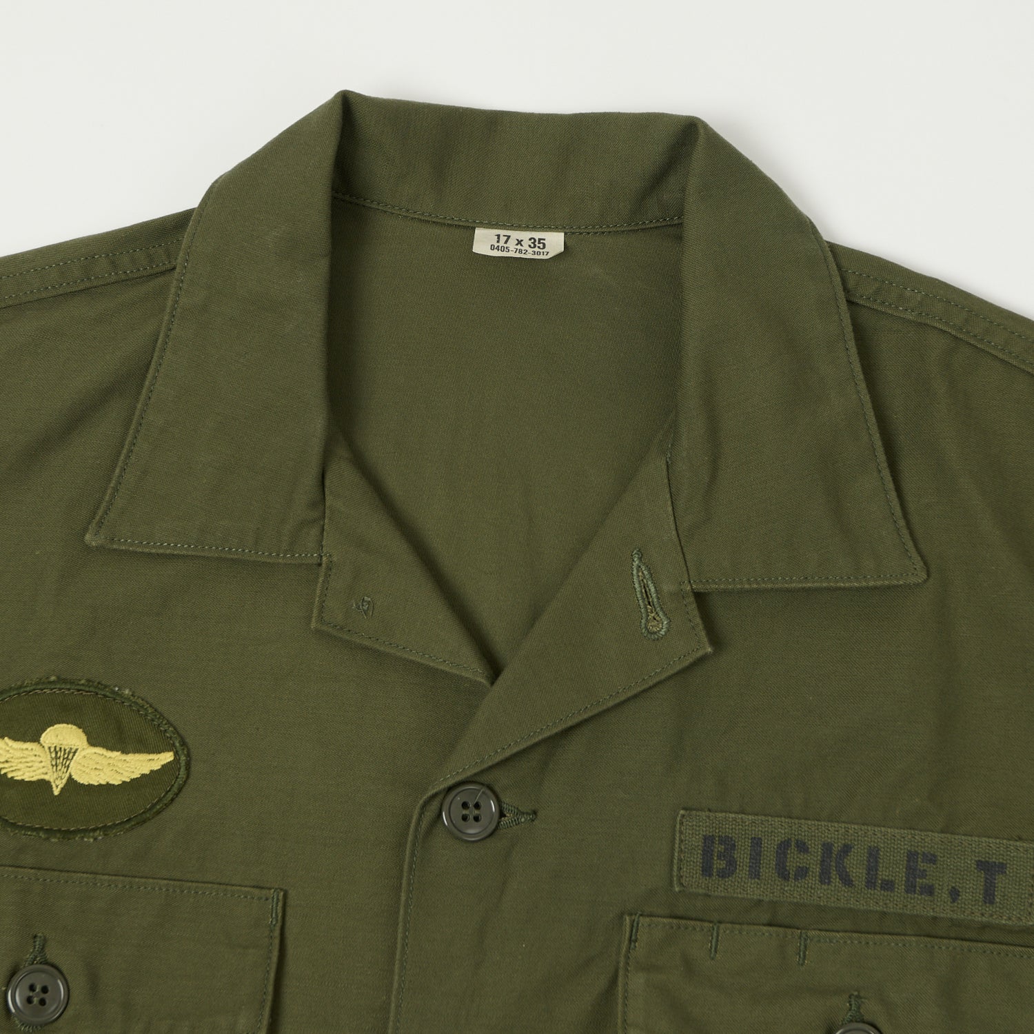 TOYS McCOY 'King Kong Company' OG-107 Cotton Sateen Shirt - Olive - Image 2