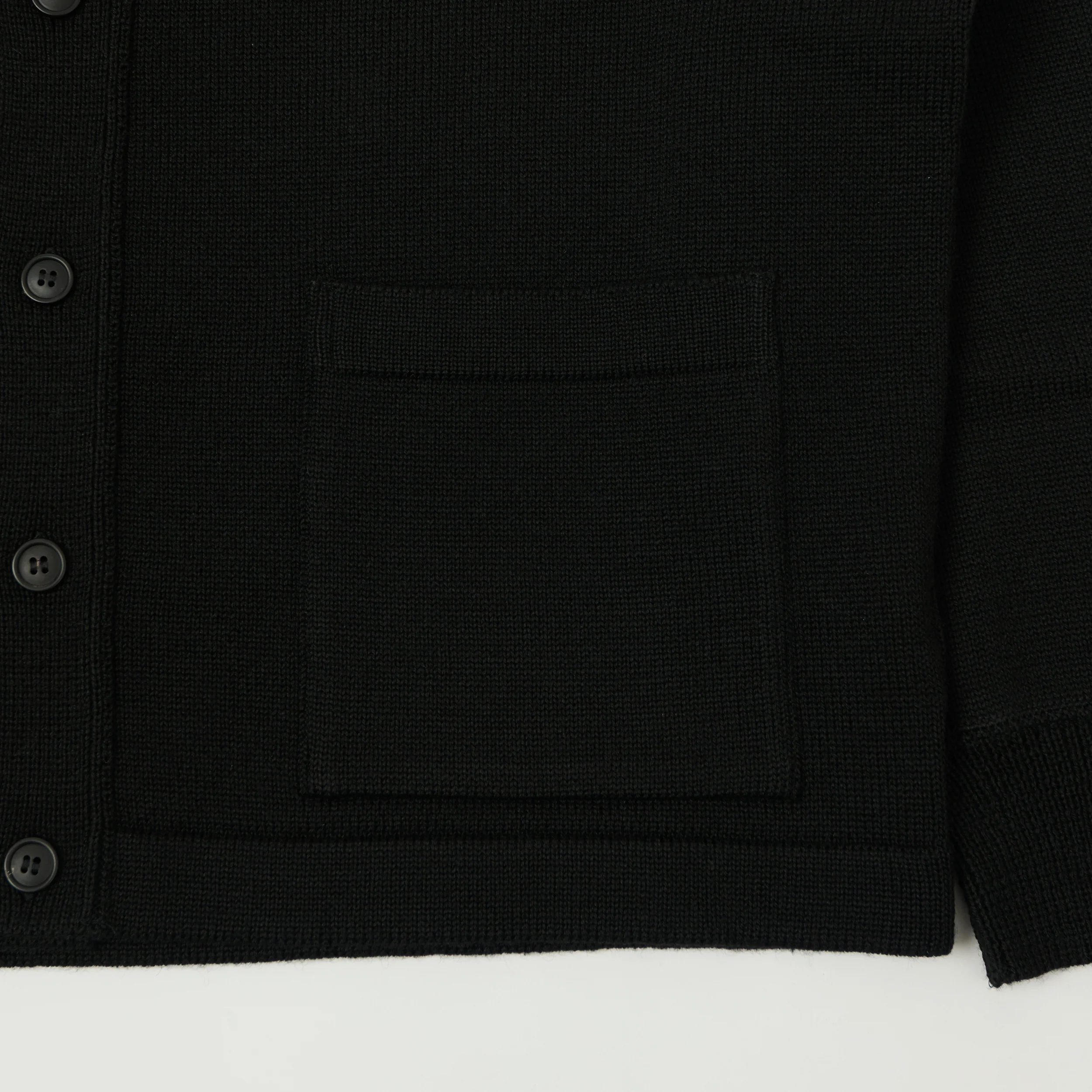visvim 'Selmer' Button Up Cardigan - Black - Image 5