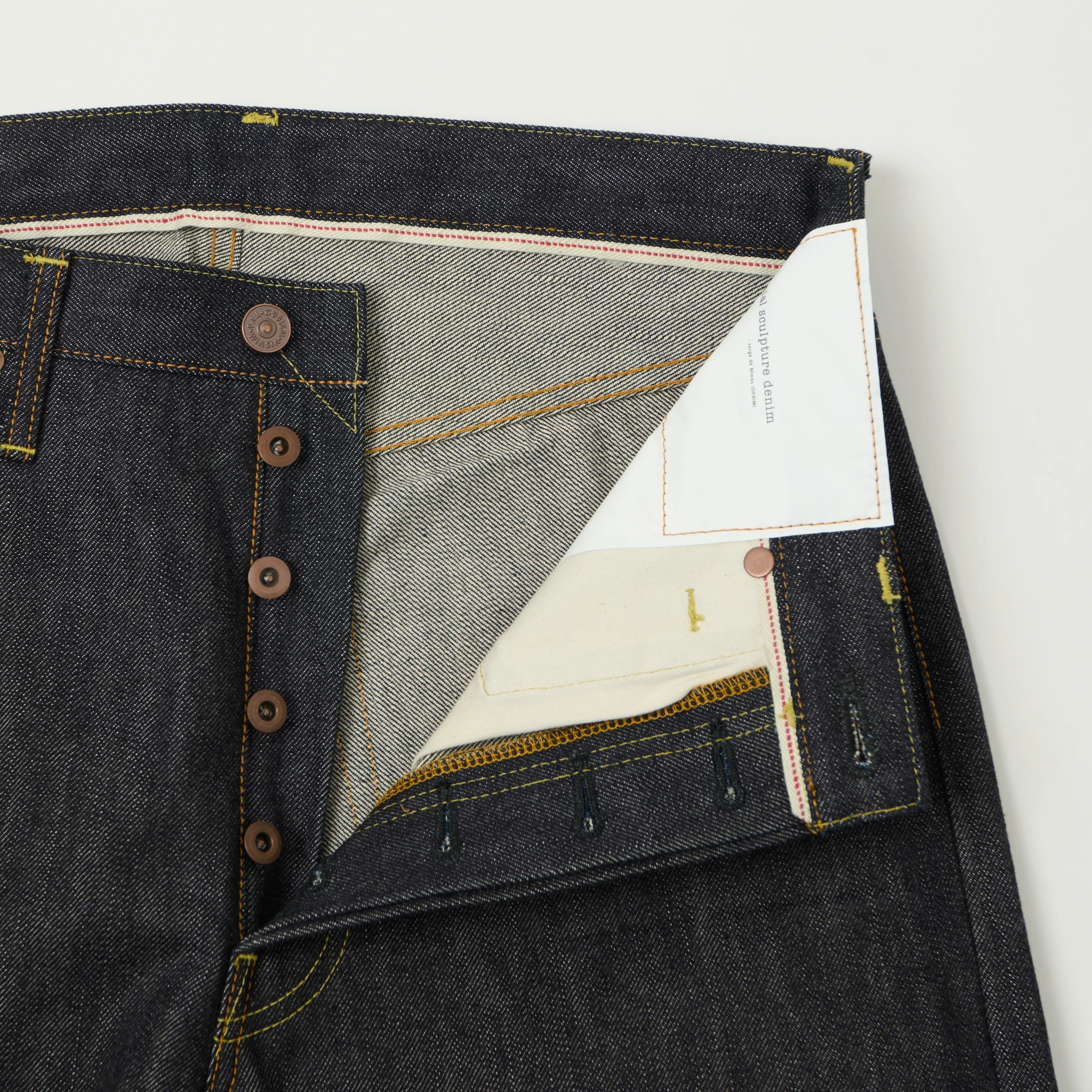 visvim 13oz 'Social Sculpture 01' Wide Straight Jean - Raw - Image 6