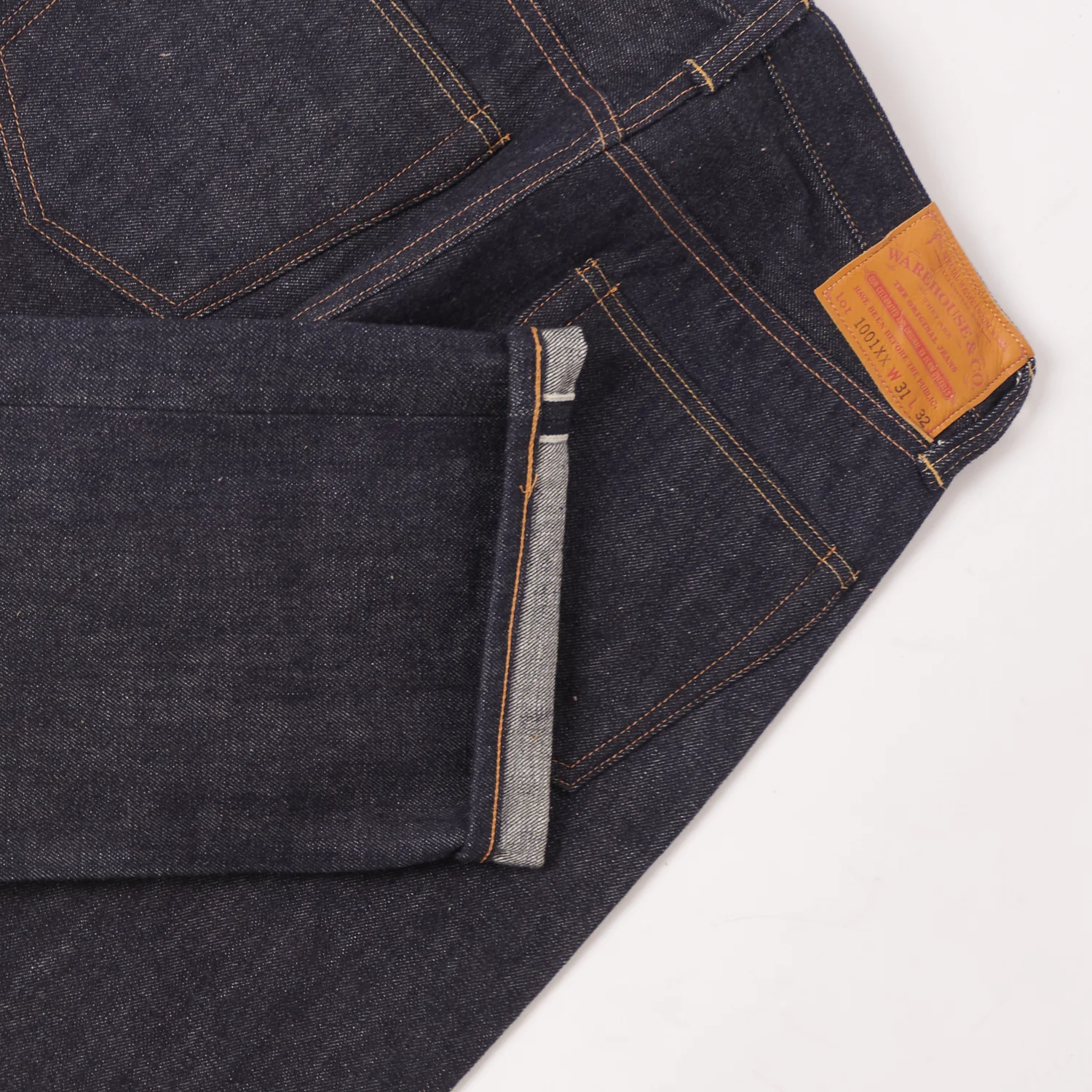 Warehouse & Co 1001XX 'Heavy Ounce' 14.5oz Regular Straight Jean - Raw - Image 5