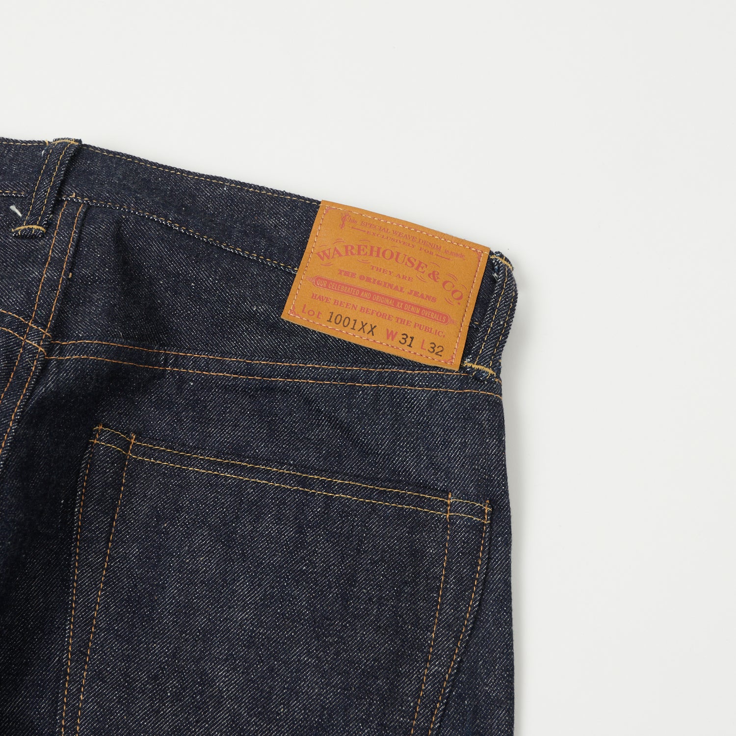 Warehouse & Co 1001XX 13.75oz Regular Straight Jean - Raw - Image 2