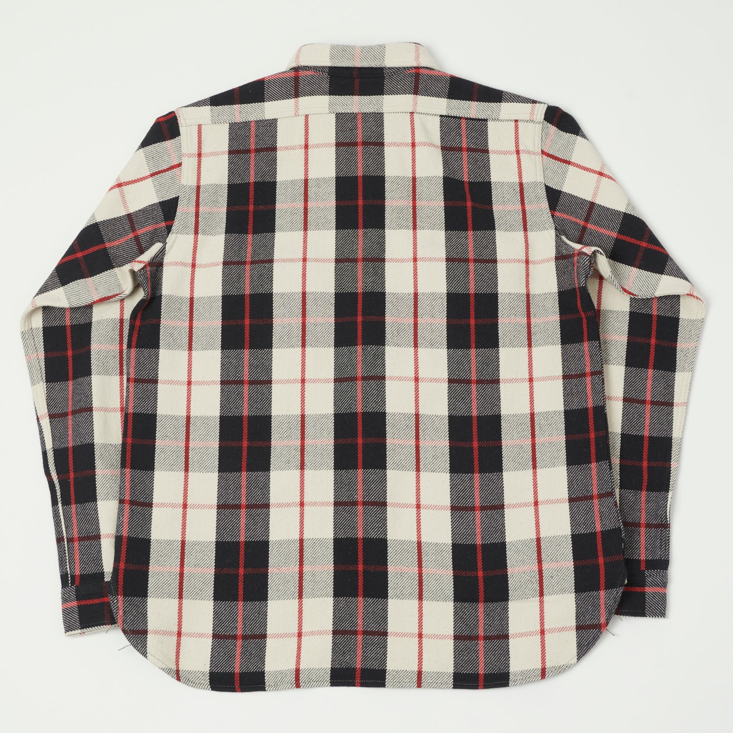 Warehouse & Co 3104 Plaid Flannel Shirt - Black/Red - Image 3