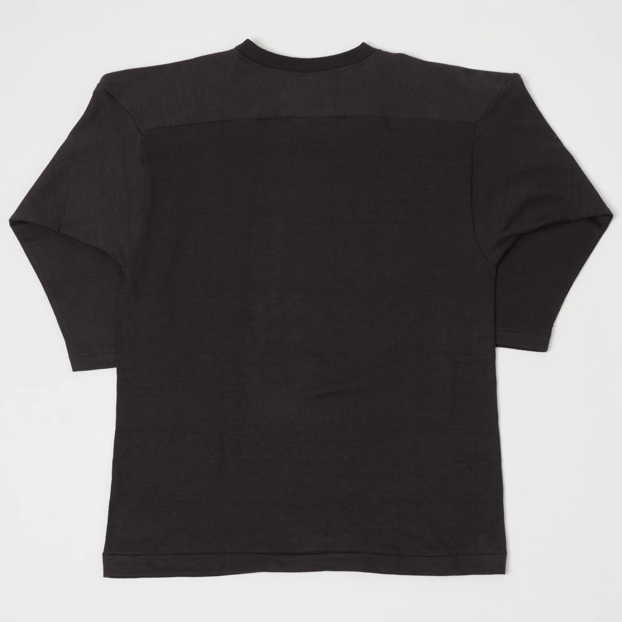 Warehouse & Co 4063 3/4 Sleeve Football T-Shirt - Black - Image 3