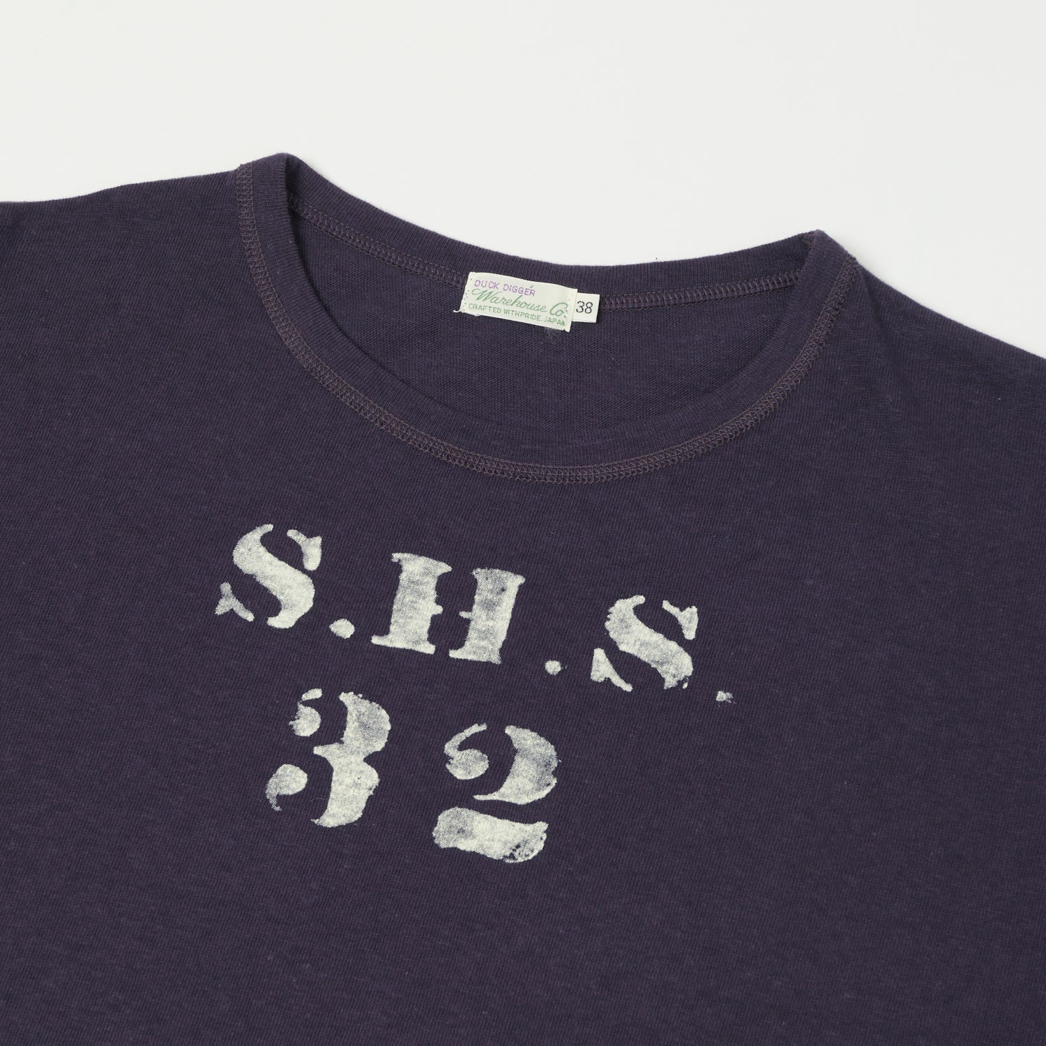 Warehouse & Co 4091 Duck Digger 'SHS' Skivvy T-Shirt - Navy - Image 2