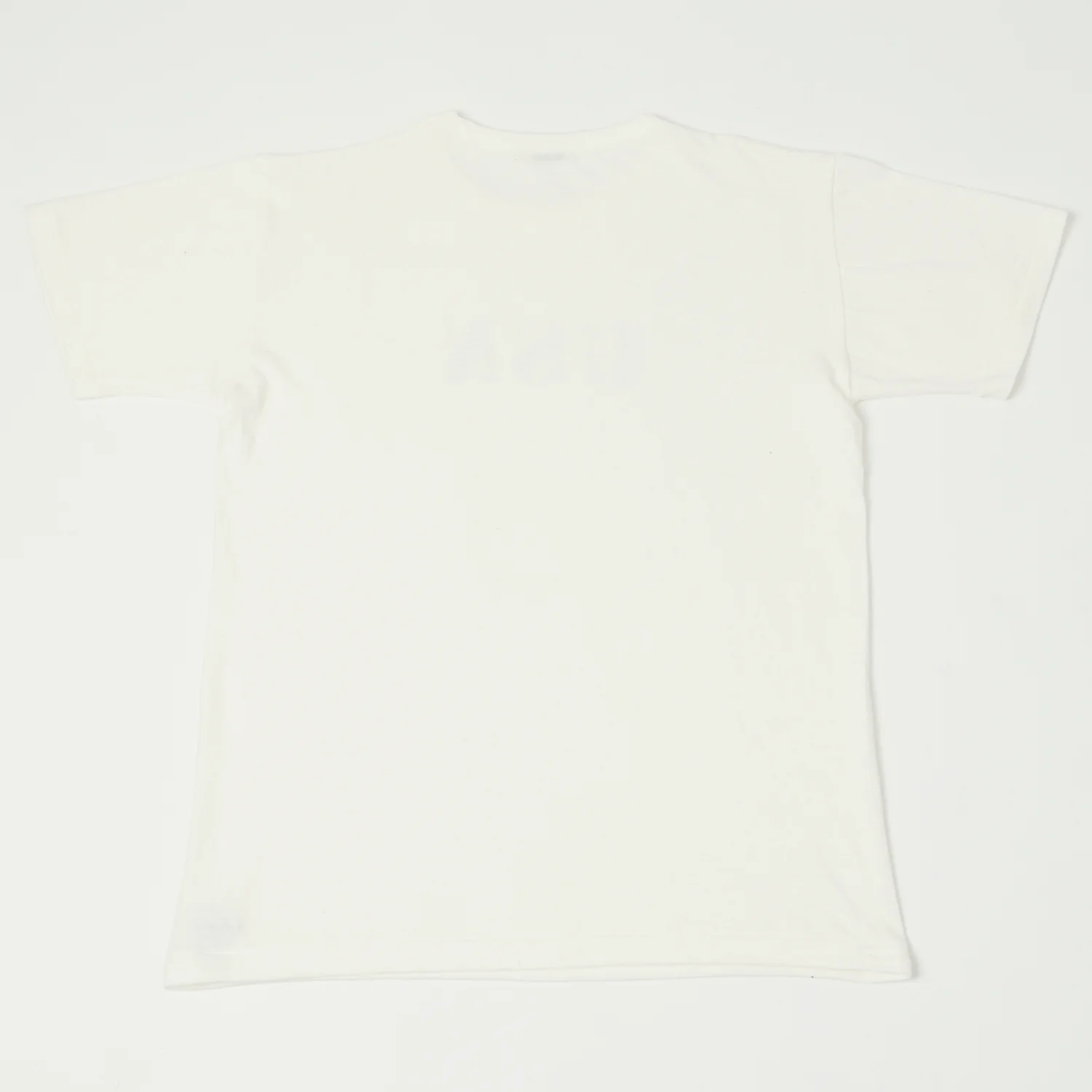 Warehouse & Co 4091 Duck Digger 'USN' Skivvy T-Shirt - Off White - Image 3