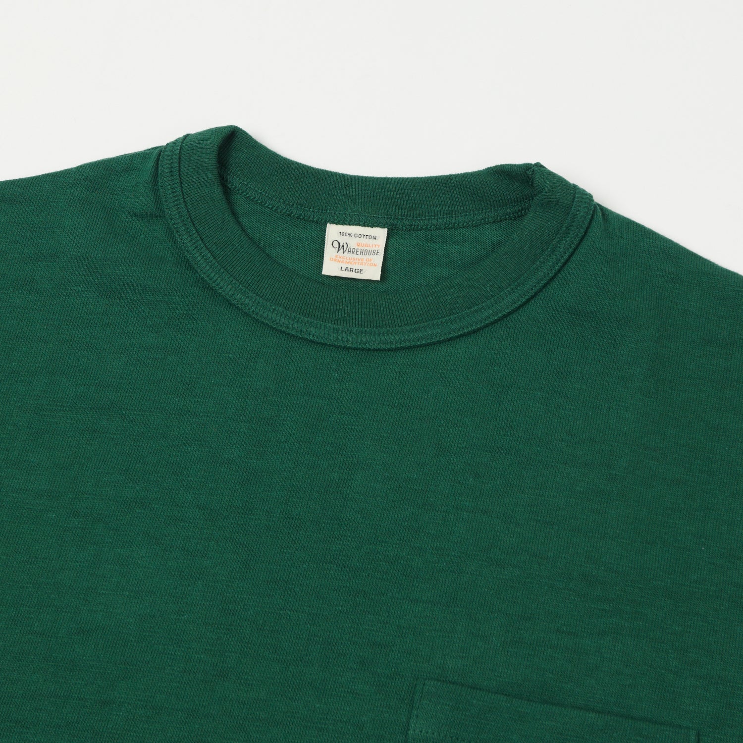 Warehouse & Co 4601 Pocket T-Shirt - Dark Green - Image 2