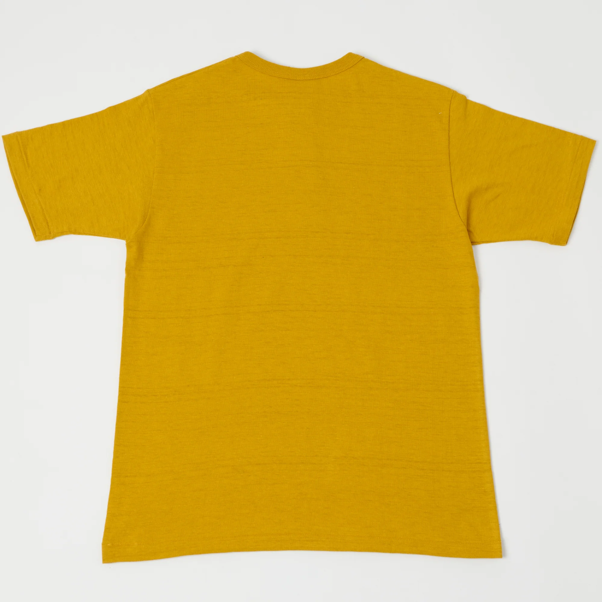 Warehouse & Co 4601 Henley T-Shirt - Mustard - Image 3