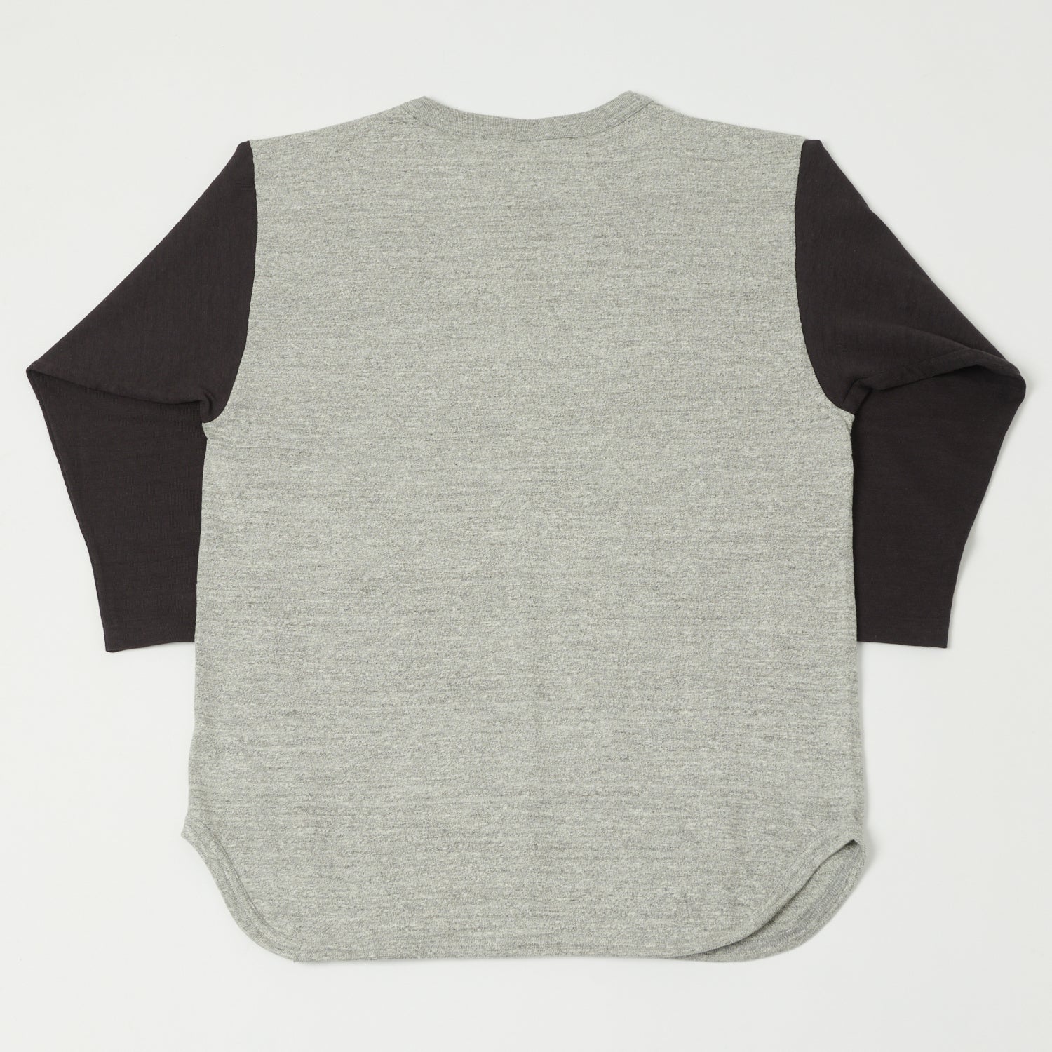 Warehouse & Co 4800 'Men From BTRY C' Baseball T-Shirt - Heather Grey/Sumikuro - Image 4