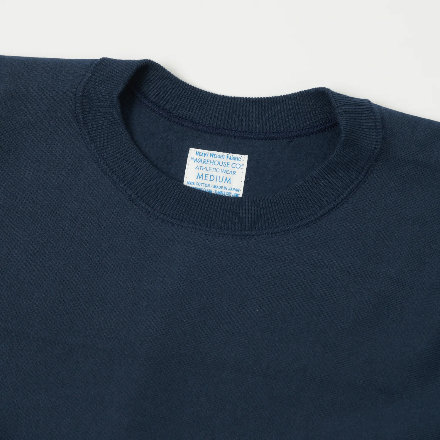 Warehouse & Co 483 Reverse Weave Sweatshirt - Navy - Image 2