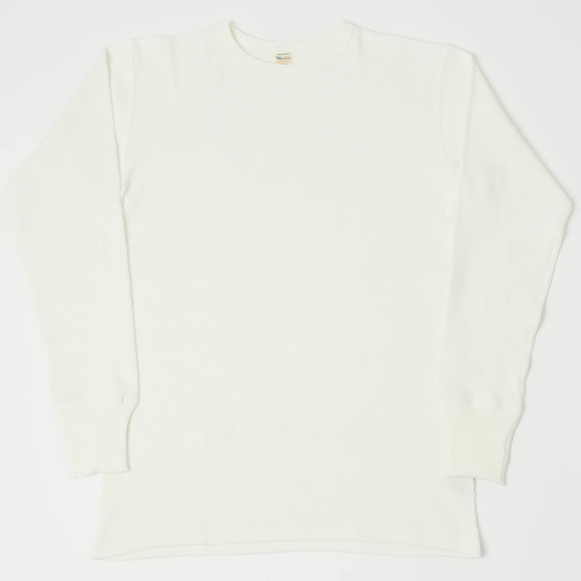 Warehouse & Co 5903 Waffle Knit Thermal T-Shirt - Natural