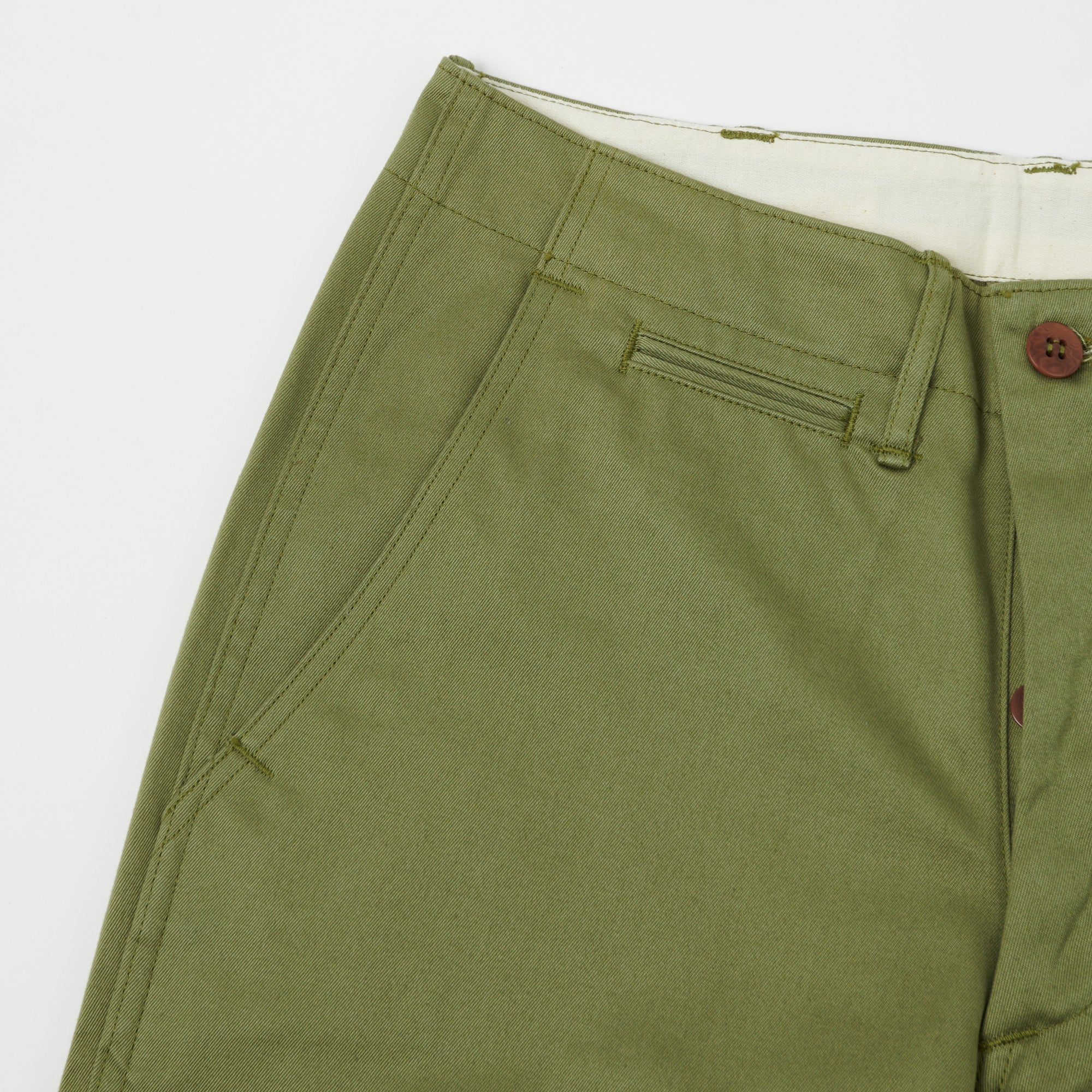 Warehouse & Co 1082 Duck Digger Chino - Green - Image 5