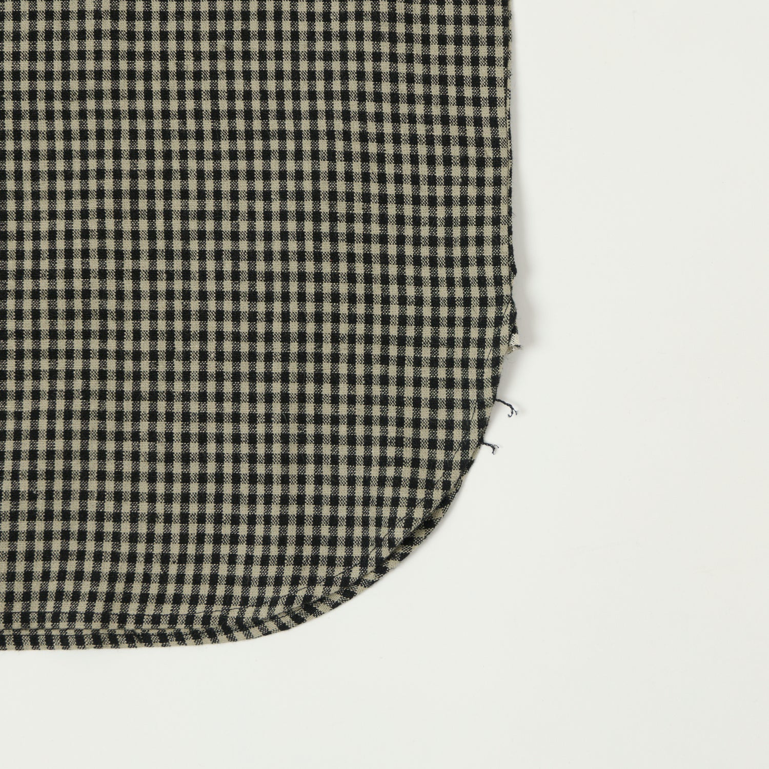 Warehouse & Co 3056 Duck Digger Short Sleeve Gingham Shirt - Grey - Image 3