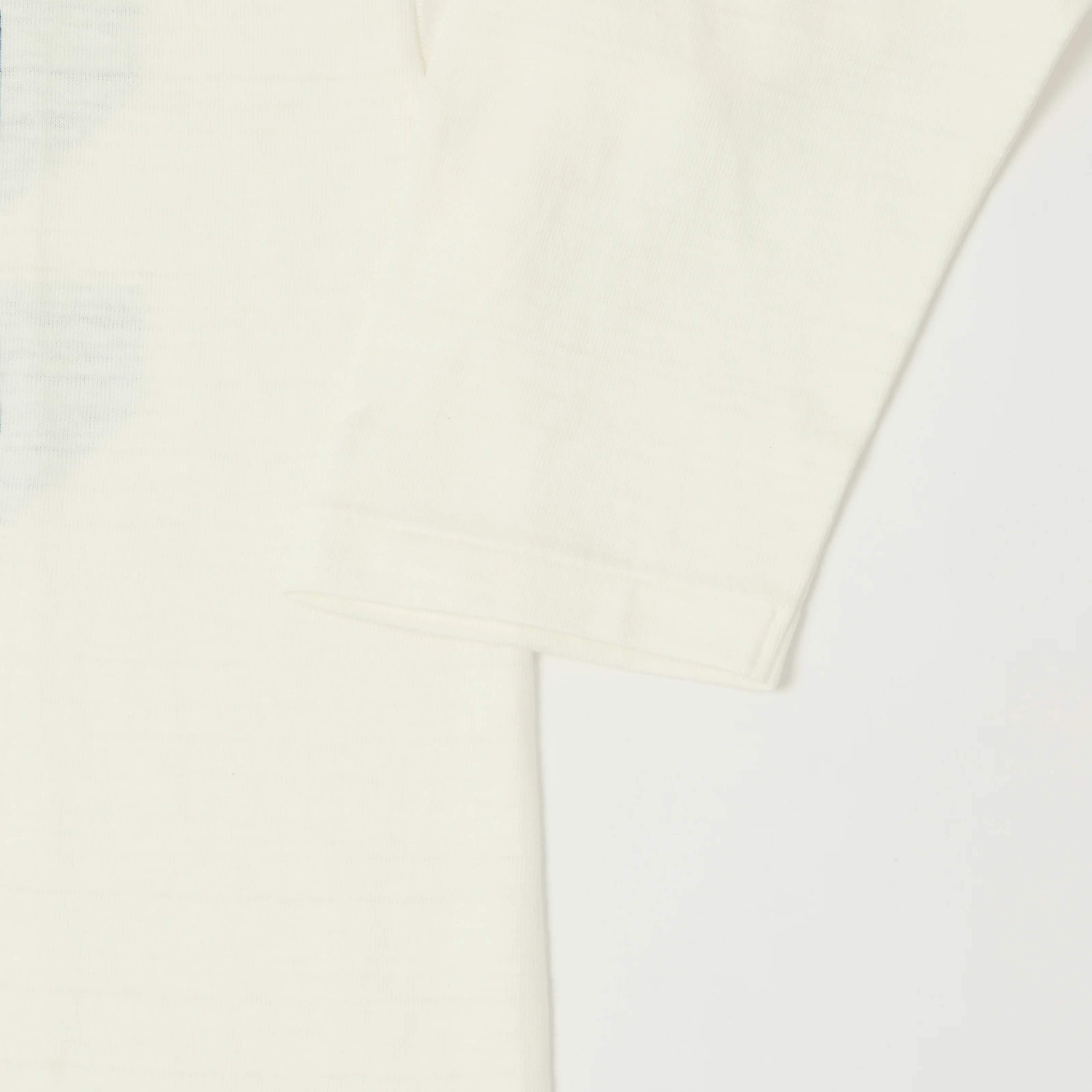 Warehouse & Co 4063 'Navy 92' 3/4 Sleeve Football T-Shirt - Off White - Image 5