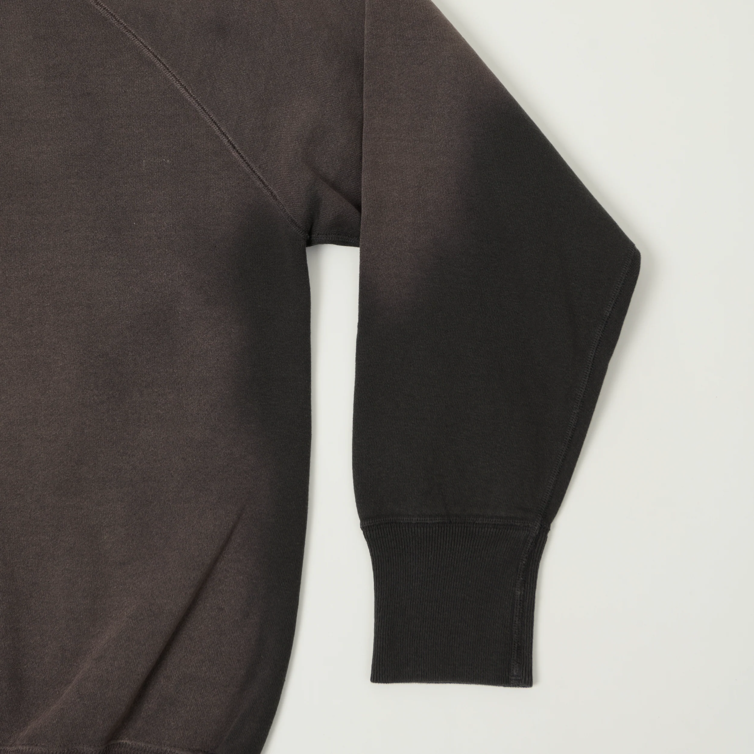 Warehouse & Co 461-U/W 'Sun Burned' Raglan Sleeve Sweatshirt - Charcoal - Image 5