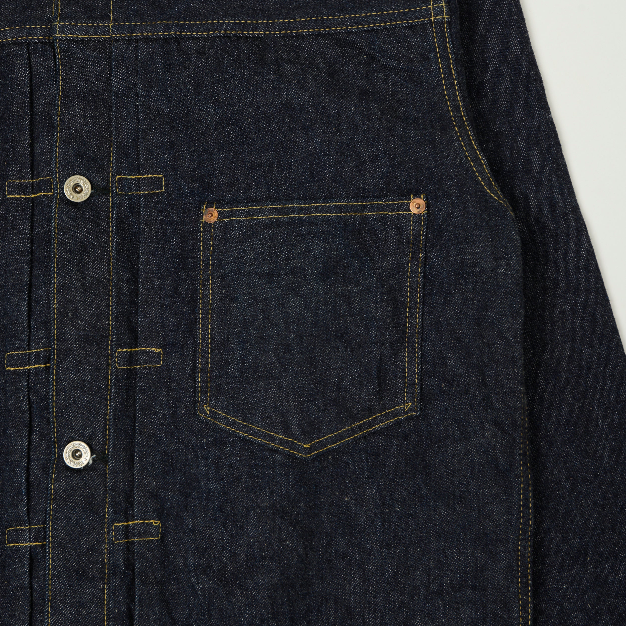 Warehouse & Co 'Duck Digger' DD-S2000XX WWII Type I Denim Jacket - One Wash - Image 3