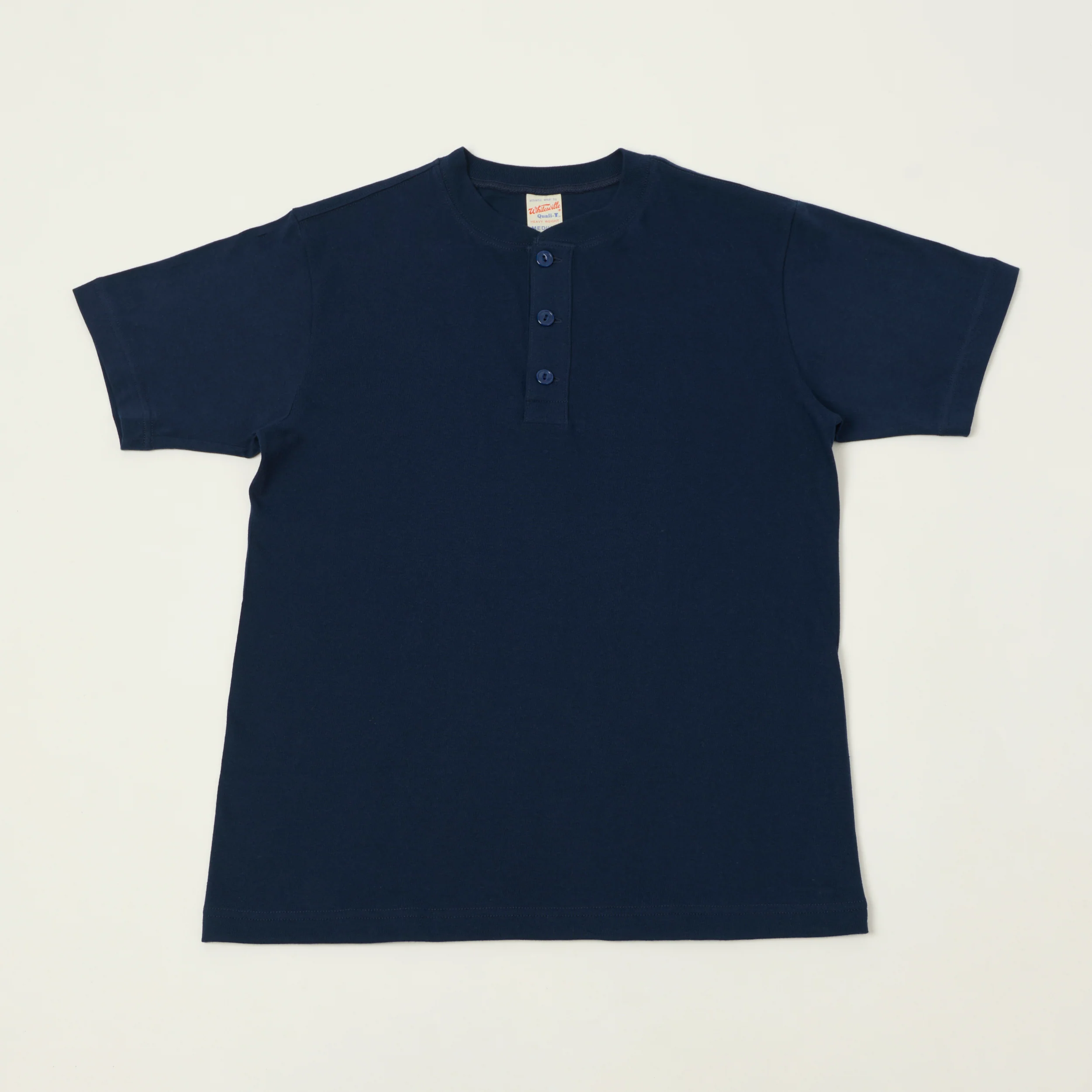 Whitesville Classic Henley T-Shirt - Navy