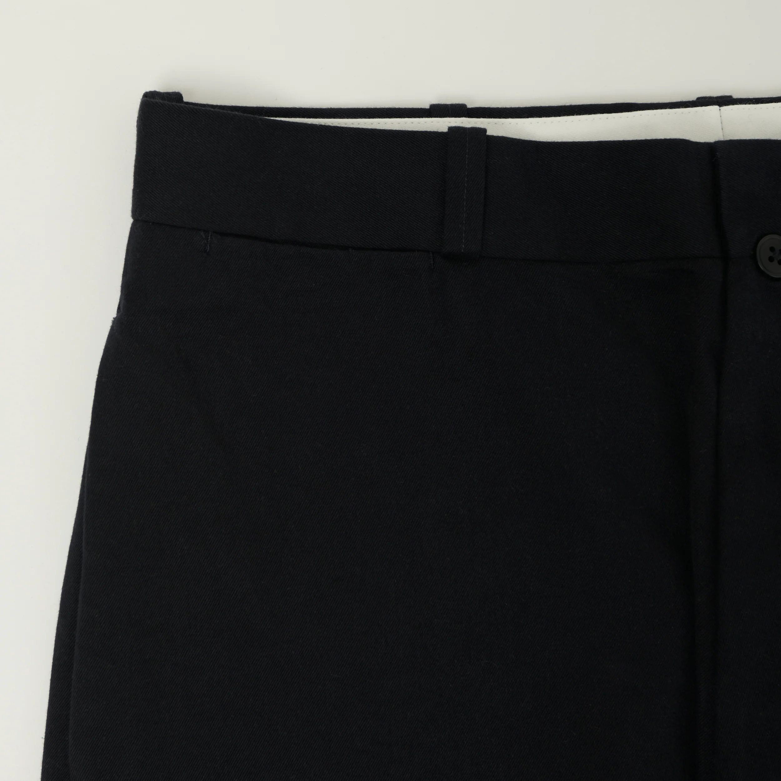 YAECA Wide Leg Classic Chino - Navy - Image 5