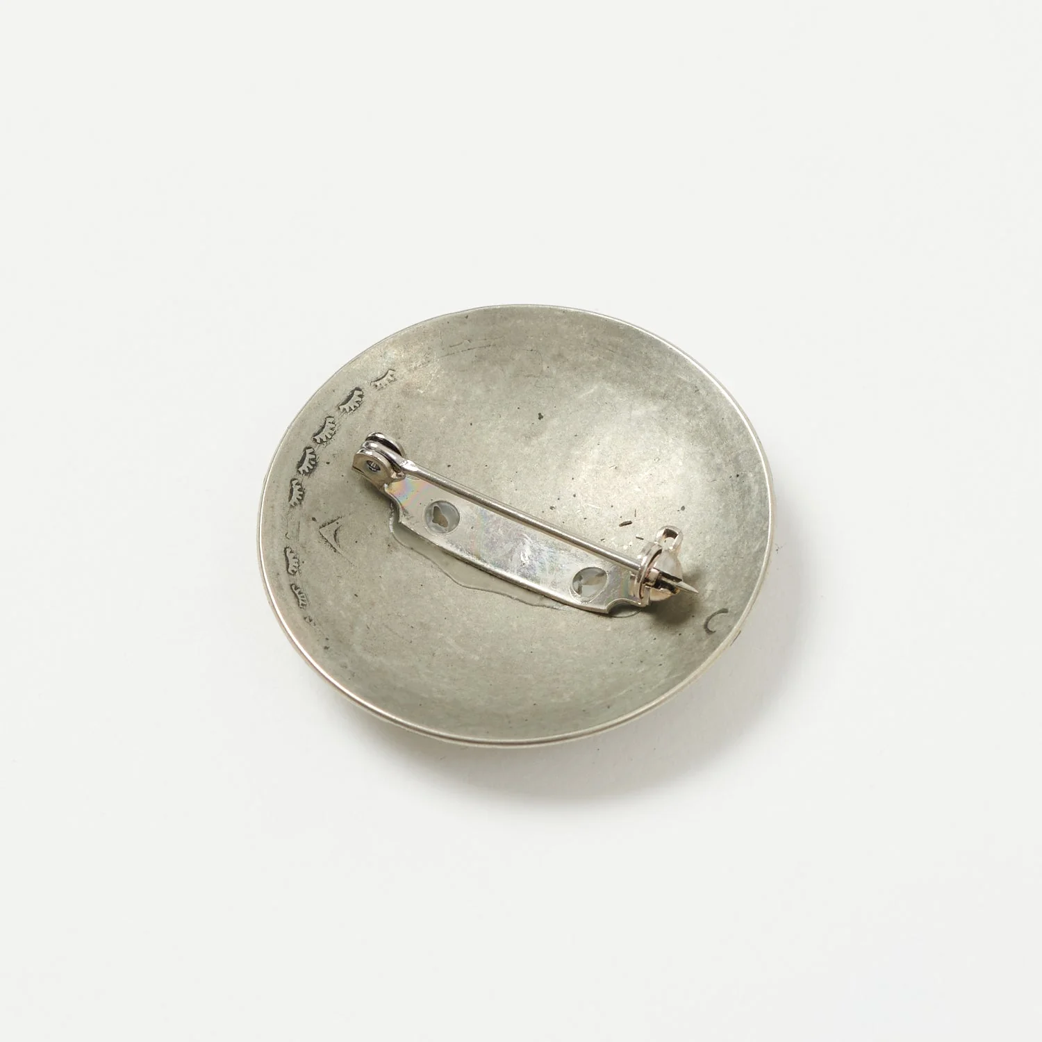 Yuketen 1 1/2" Concho Pin B - Nickel Silver - Image 2